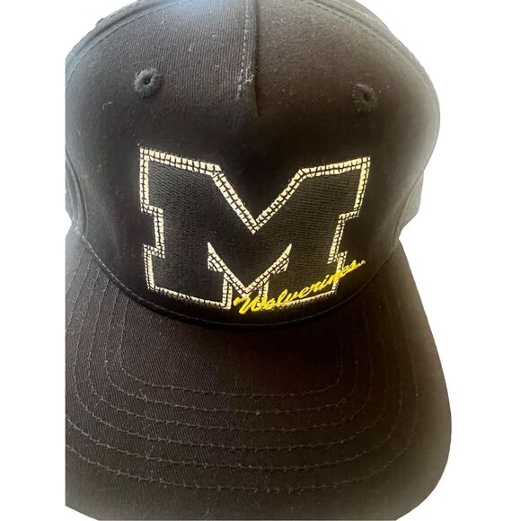 Travis Scott Cactus Jack x Michigan Wolverines Mitchell & Ness Hat Snapback (2) - Picture 1 of 5